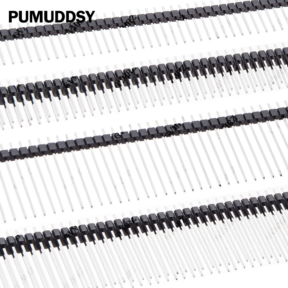 10PCS 1x40P/2x40P 2.54mm Height Long Breakable Pin Header Needle length 19 20mm NEW 15 17 21 23 25mm Single Double Row Male