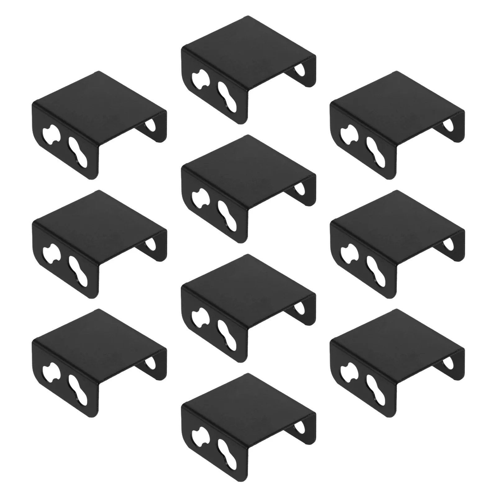 

10 Pcs Computer Radiator Accessories Mounting Bracket Cooling Fan Connection Buckle Fans Iron