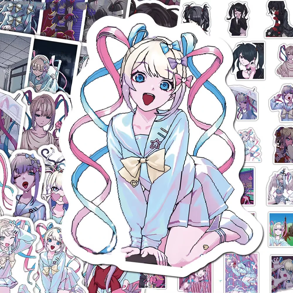 

65 шт., наклейки-кенгули с героями мультфильмов, аниме «Неодельная девушка», наклейки «сделай сам», скрапбукинг, телефон, чемодан, скейтборд, водонепроницаемые наклейки