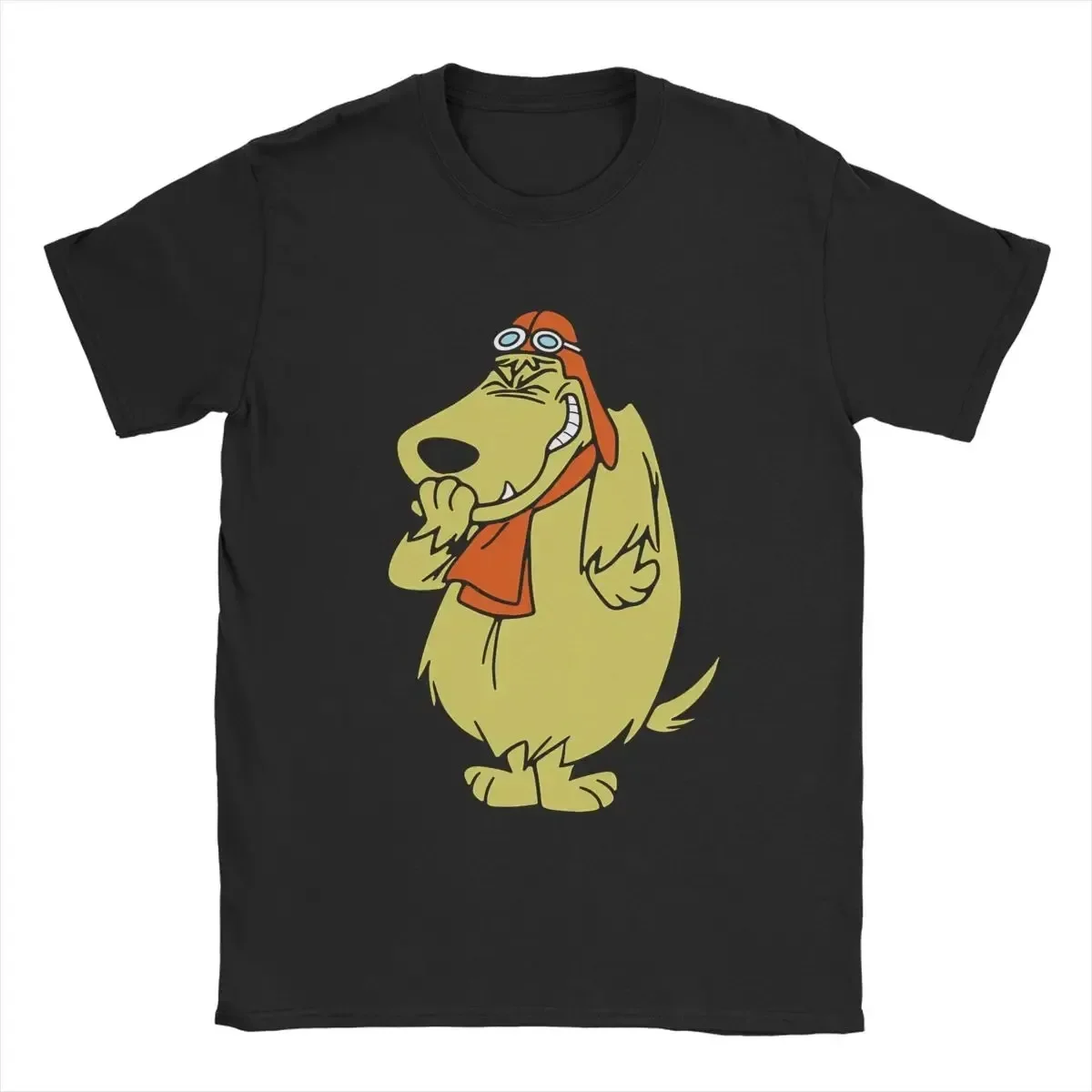 Muttley Wacky Races Men T-Shirt Cartoon Funny Cotton Tees O Neck Short Sleeve T Shirts Casual Men Women Clothing