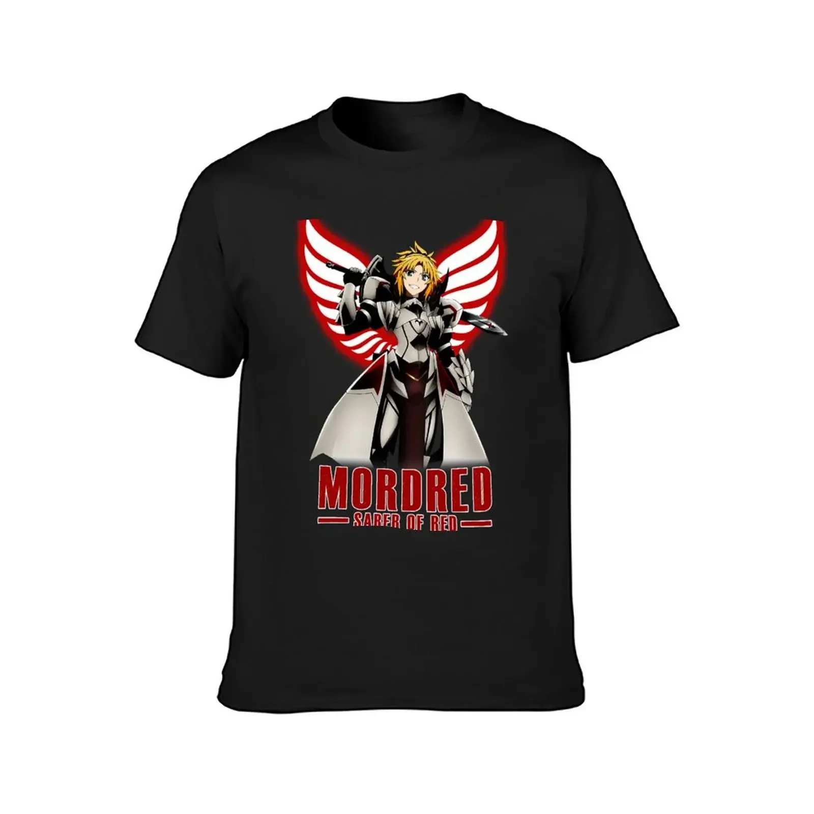 Mordred - Saber of Red T-Shirt anime figures vintage t shirts sublime men clothes