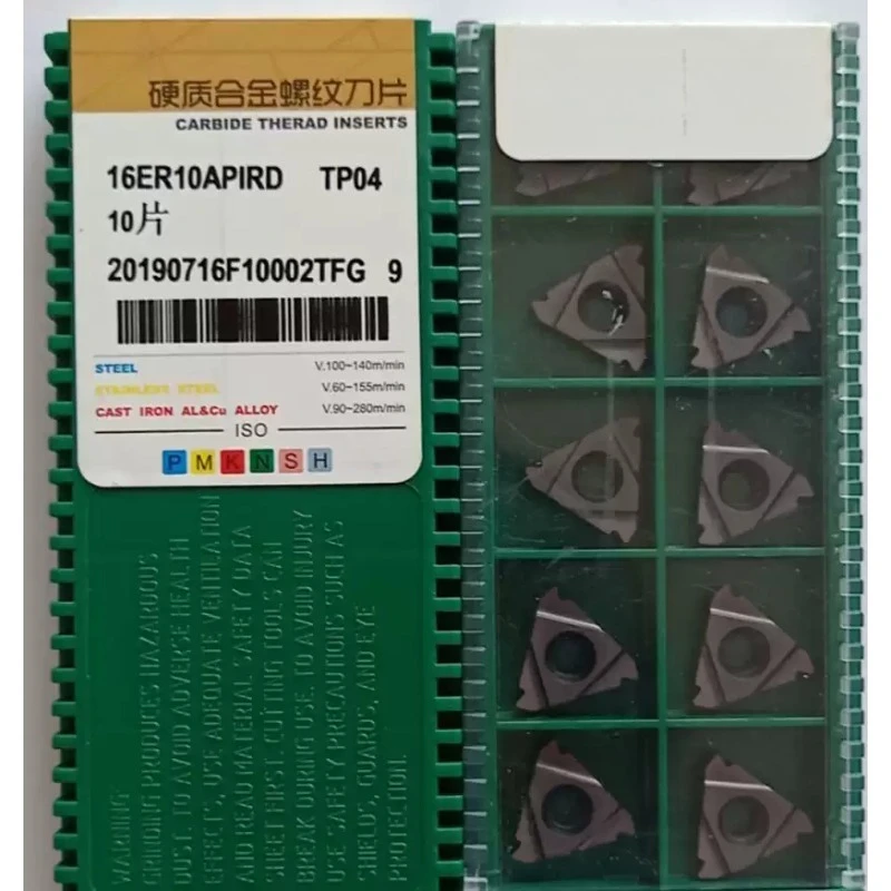 

Original API 16ER 16NR Round Threading Carbide Inserts 16IR 10API 8API RD CNC 16 ER IR 10 8 M20 TP04 APIRD