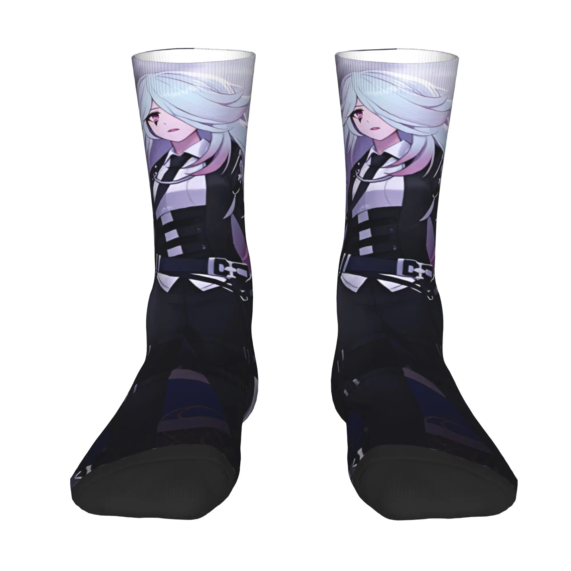 Cute Men's E-Eternal R-Return Anime Dress Socks Unisex Warm Breathbale 3D Printing Game Crew Socks