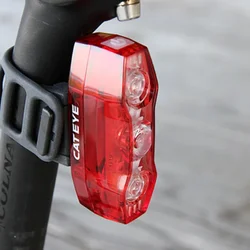 Bike Kit Tail Light CATEYE VIZ450 VIZ300 150 High Brightness Warning Light  Visibility 300°Side USB Charging MTB Road Taillights