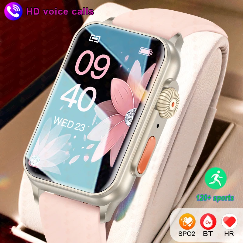 Relógio Inteligente de Chamada Bluetooth para Homens e Mulheres, AI Voice Assistant, Rastreador de Fitness, 1.57 \