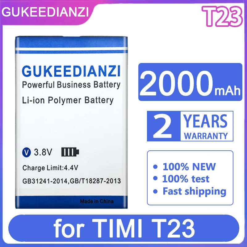 

GUKEEDIANZI Replacement Battery 2000mAh for TIMI T23