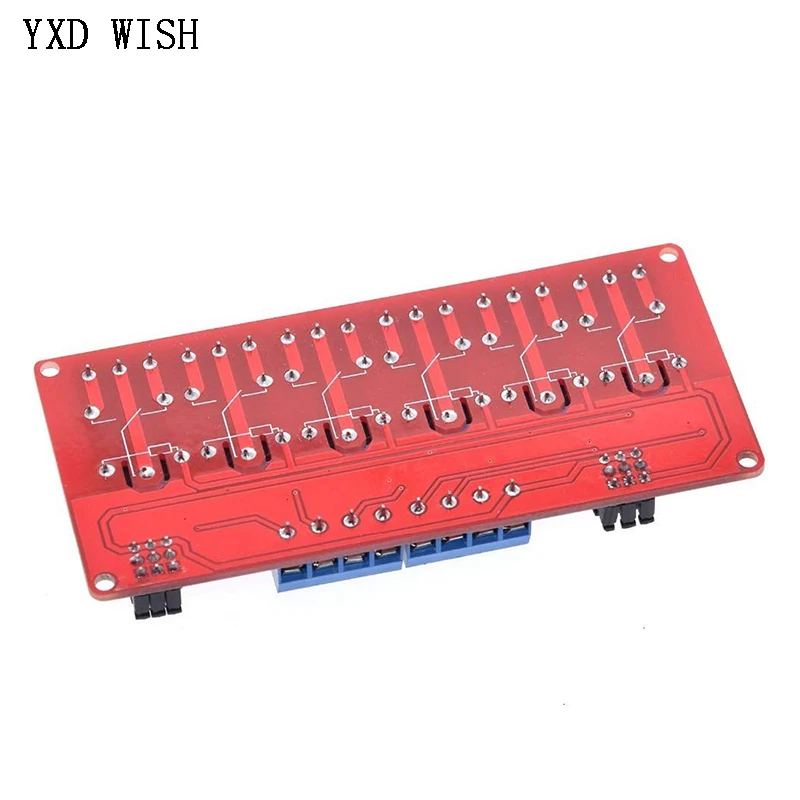6 Channel Relay Module 5V 12V 24V High and Low Level Trigger Relay Control With Optocoupler 6 Way Relays DC 5 V 12 V 24 V Volt