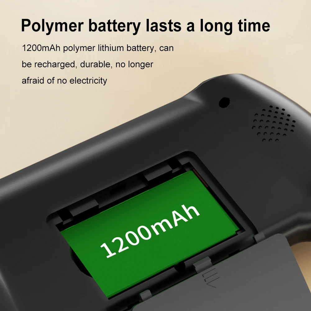 وحدة تحكم ألعاب محمولة ريترو 3.5 بوصة شاشة LCD مدمجة 500 لعبة وحدة تحكم ألعاب محمولة مشغل مزدوج دعم 1200 مللي أمبير في الساعة للبالغين