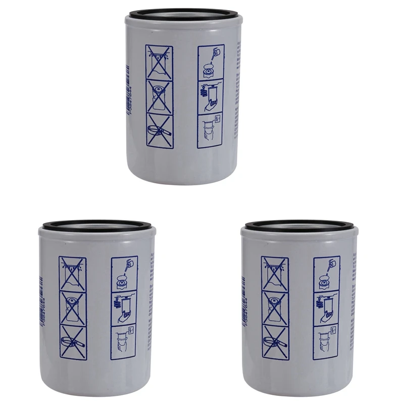 

3X Engine Fuel Filter & Water Separator 3847644 3862228 3852413 3851218 For Volvo Penta 2008-Current V6/V8