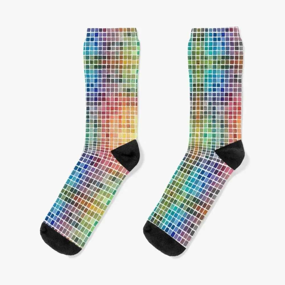 

Watercolor Mixing Chart -QOR Watercolors Socks hockey heated Socks Men's Women's