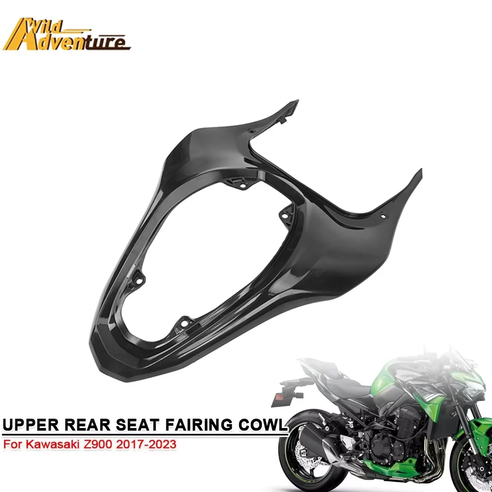 

Для Kawasaki Z900 Z900 2017-2022 2023, аксессуары для мотоциклов, неокрашенный верхний обтекатель заднего сиденья, крышка капота, хвостовая панель