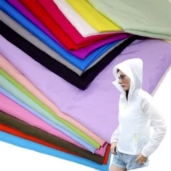 150cm Wide,Sunscreen Cloth Light Thin Sunscreen UV protective 20D Nylon Sun Protection Fabric For Wraps,Jackets, Sale by Meters