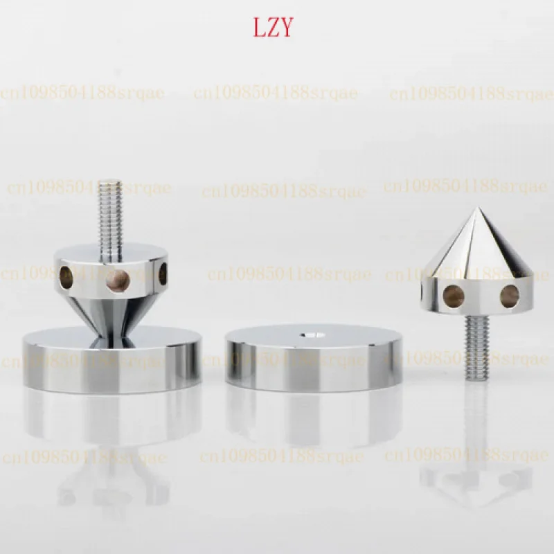 4 Sets Stainless Steel 316 Speakers Stand Feet Base Pad Shockproof Mat for Amp