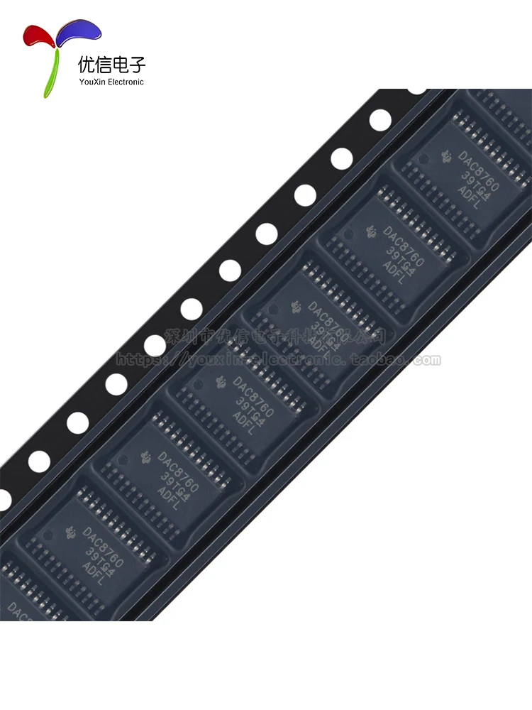 5 قطعة الأصلي أصيلة DAC8760IPWPR HTSSOP-24 16 بت رقاقة تحويل رقمية إلى تناظرية