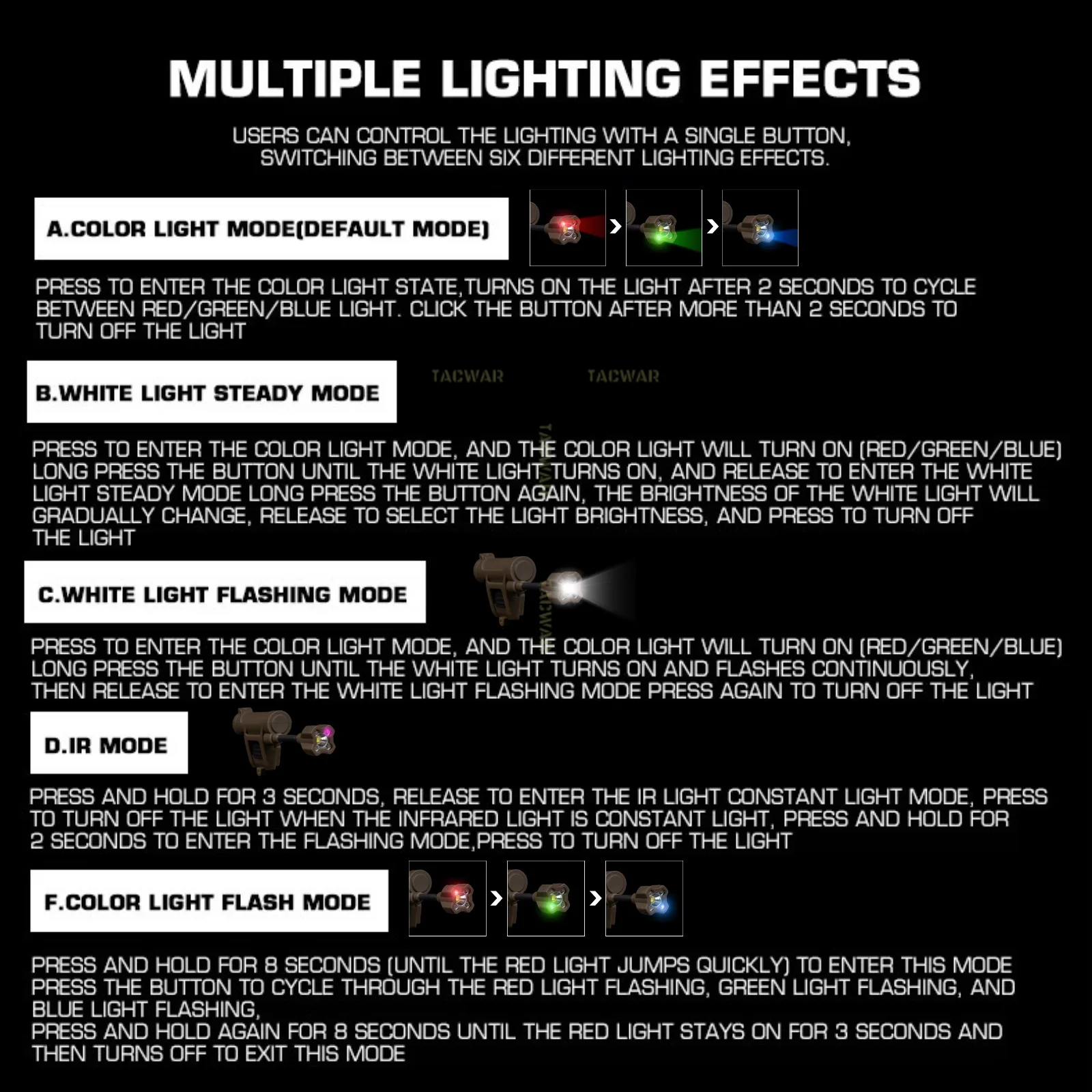 MPLS Charge 4.0 luz táctica para casco caza y airsoft - imagen 2