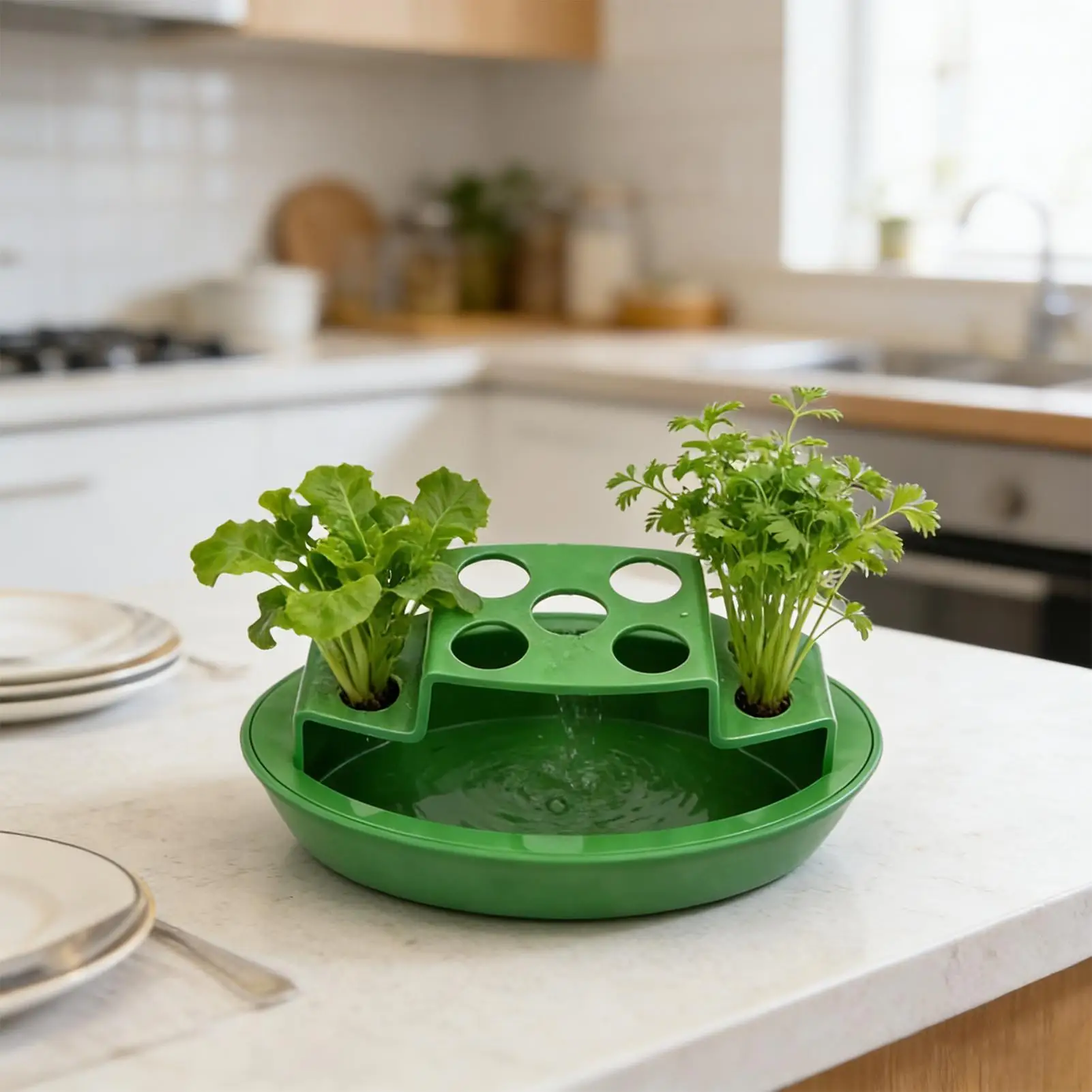 

Hydroponic Scallion Planter Hydroponic Vegetable Pot Onion Growing Container For Scallion Regrow Kitchen Windowsill Counter