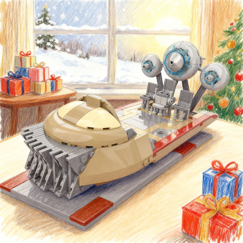 

325pcs MOC Slug Swamp Speeder Star Battle Model Building Blocks Architecture Christmas Gifts Toys Idea Education Brick Kids