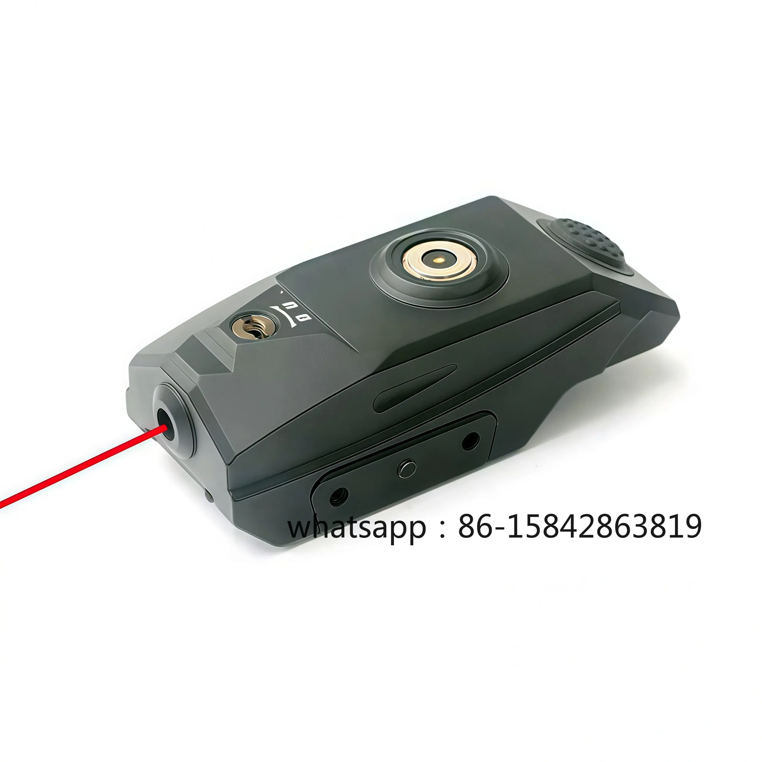 All-metal Short Hand Electric Hand Hanging Magnetic Charging Red Laser Pointer 20mm Track Installation