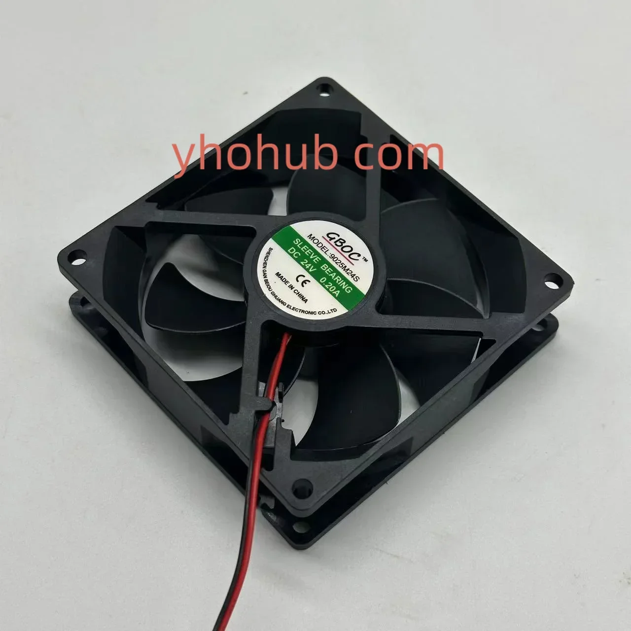 

Вентилятор охлаждения GBOC 9025M24S DC 24V 0.20A 90x90x25мм, 2-проводной