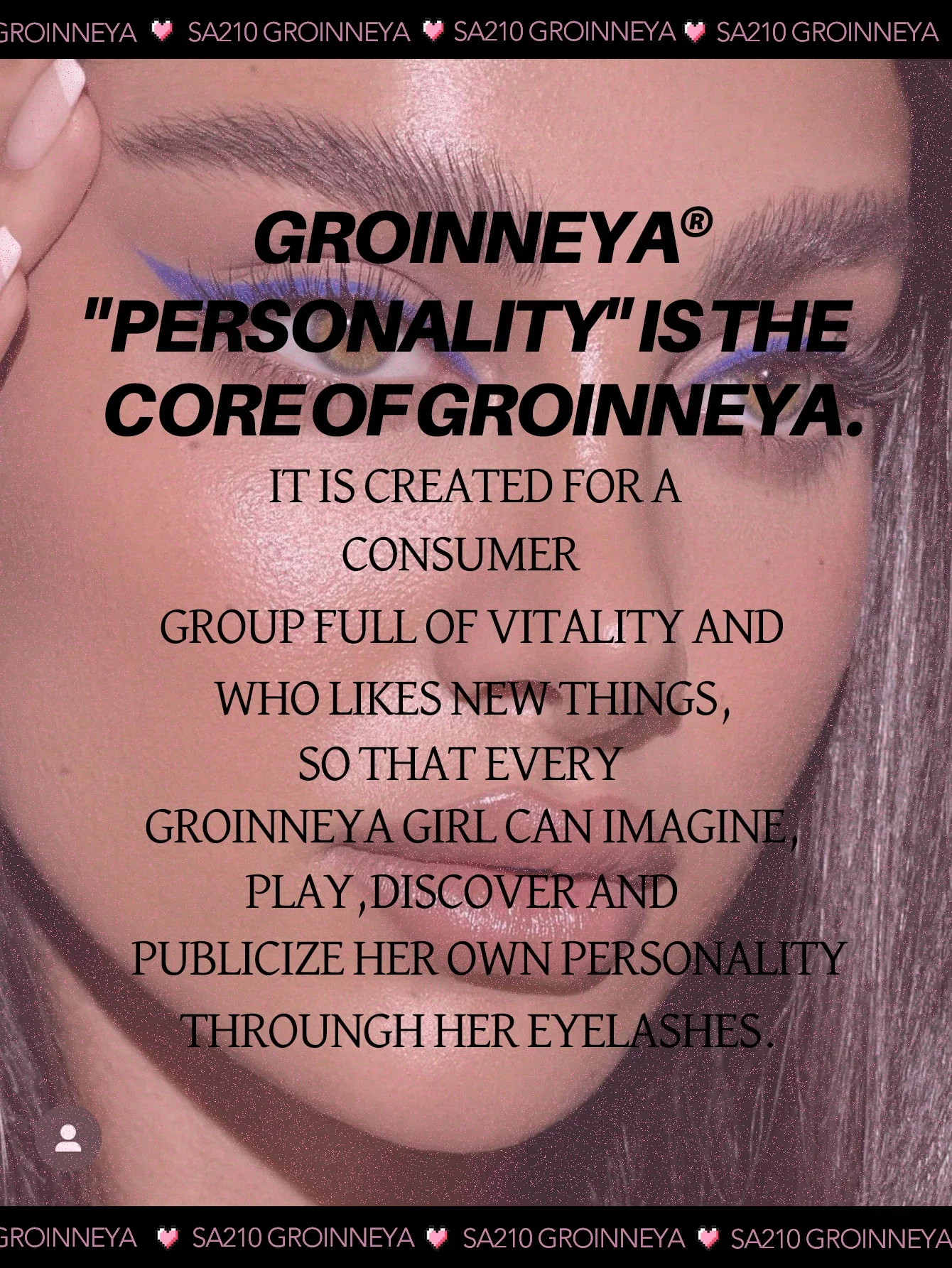 Pestañas GROINNEYA de ojo de gato, aspecto Natural, extremo alado, pestañas alargadas, pestañas postizas largas naturales, extensión de pestañas