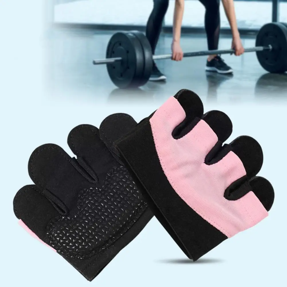 Hand Guard Gloves Sweat-absorbing Gym Gloves for Men Women Weight Lifting Training Fitness Breathable Anti-slip Hand Guard