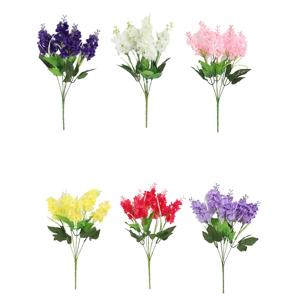 1pcs  Artificial Flower Hyacinth Wisteria Arrangement Wedding Home Decoration Artificial Flowers Party Artificial Decorations