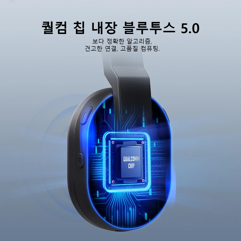 EKSA - H5 Bluetooth 5.0 Headsets, PC Wireless Headphones, 2 Mics ENC Earphones, with Charging Base USB Dongle for Office