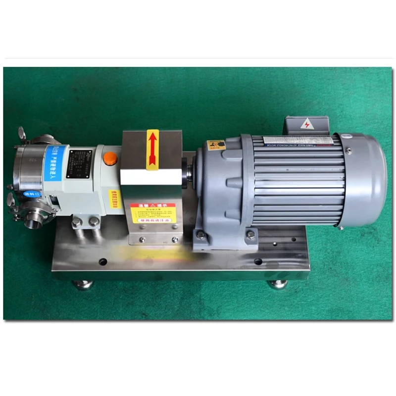 Bomba de entrega de alta viscosidad, Base de olla caliente de maltosa, bomba de higiene de alimentos coloides, bomba de Rotor de leva de acero inoxidable