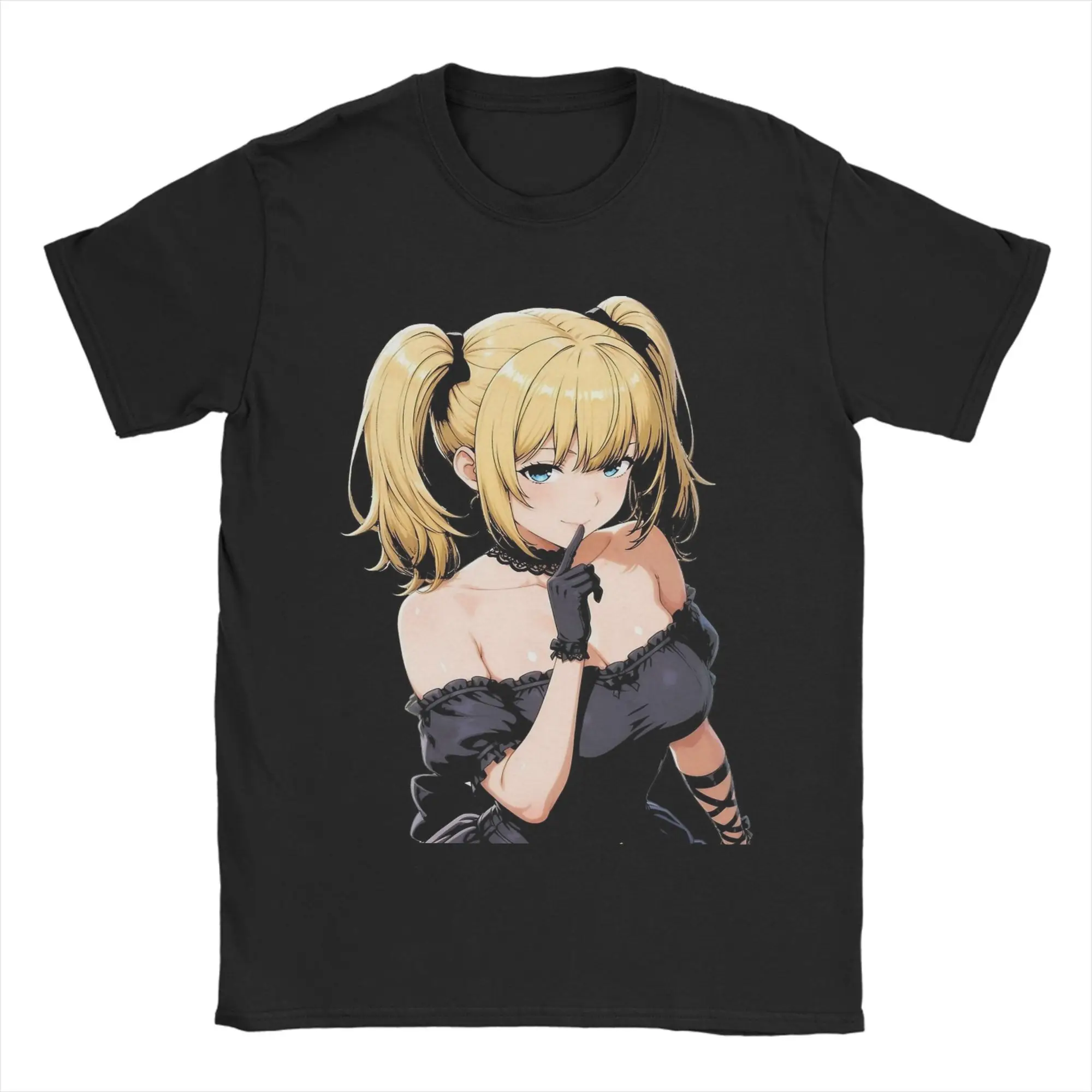Mannen T-shirt Grok Ani Sticker Waifu anime T-shirts hipster zomer tee shirt esthetische casual katoenen kleding verjaardagscadeau