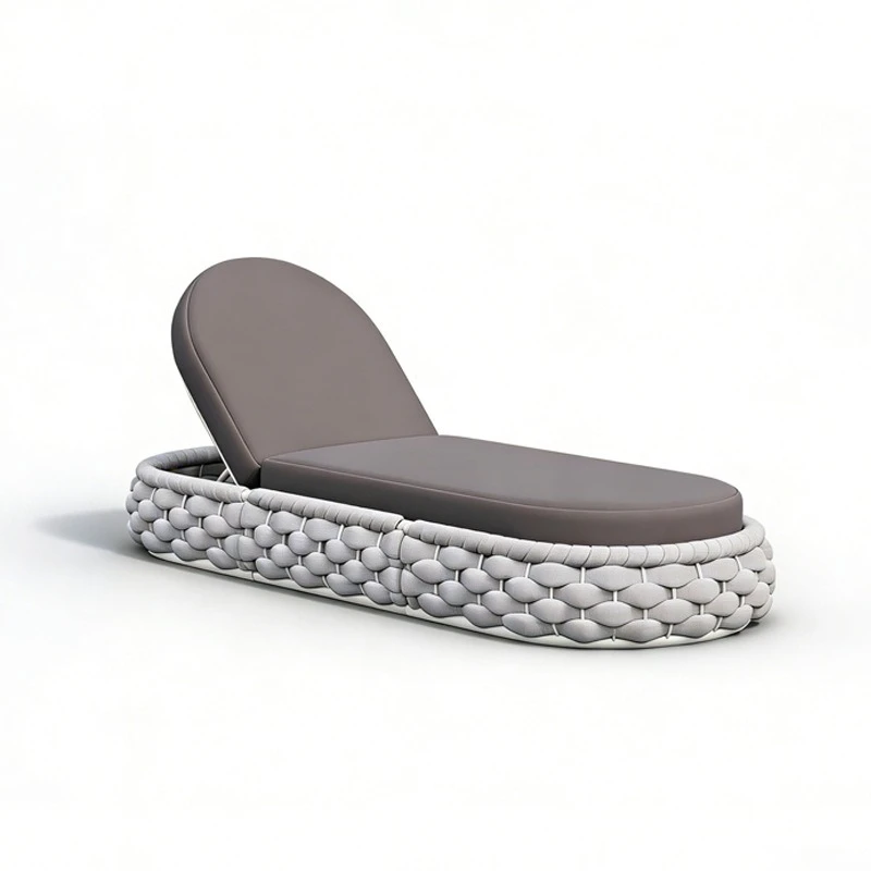 Outdoor beach bed garden waterproof sun leisure seaside pool lounge chair
