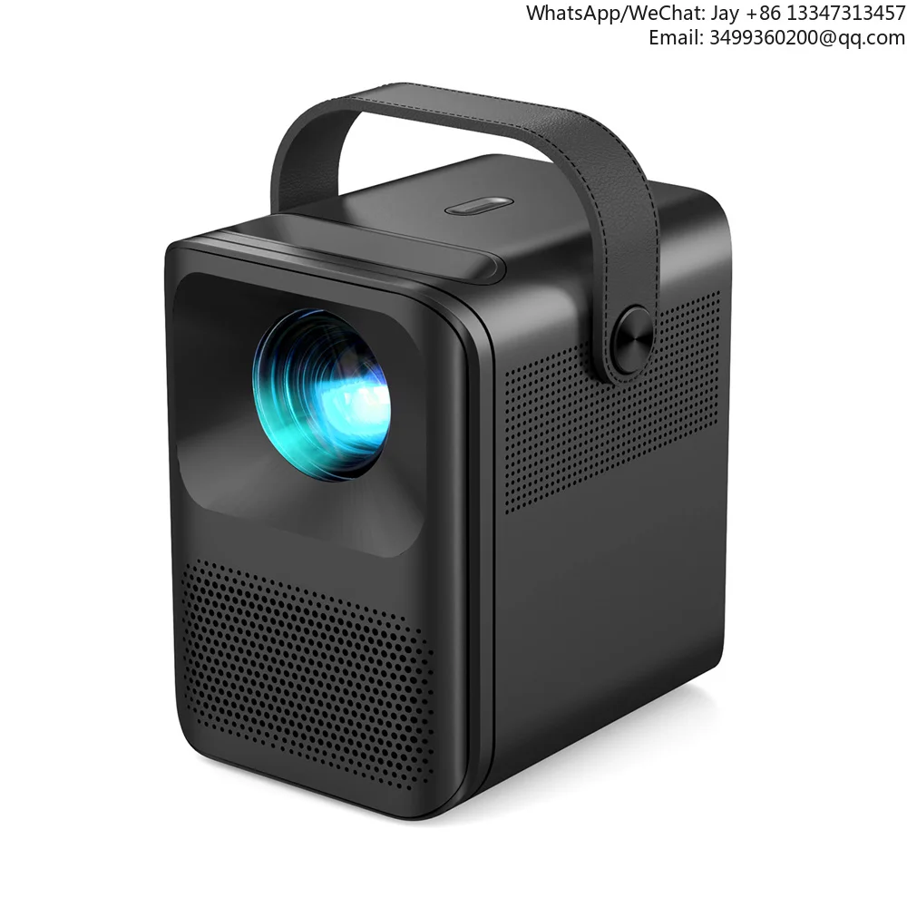 

Outdoor Dustproof Light Machine Native 1080P 150ANSI 3D 4K Video Smart Android LED Portable Projector With Rechargeable Battery