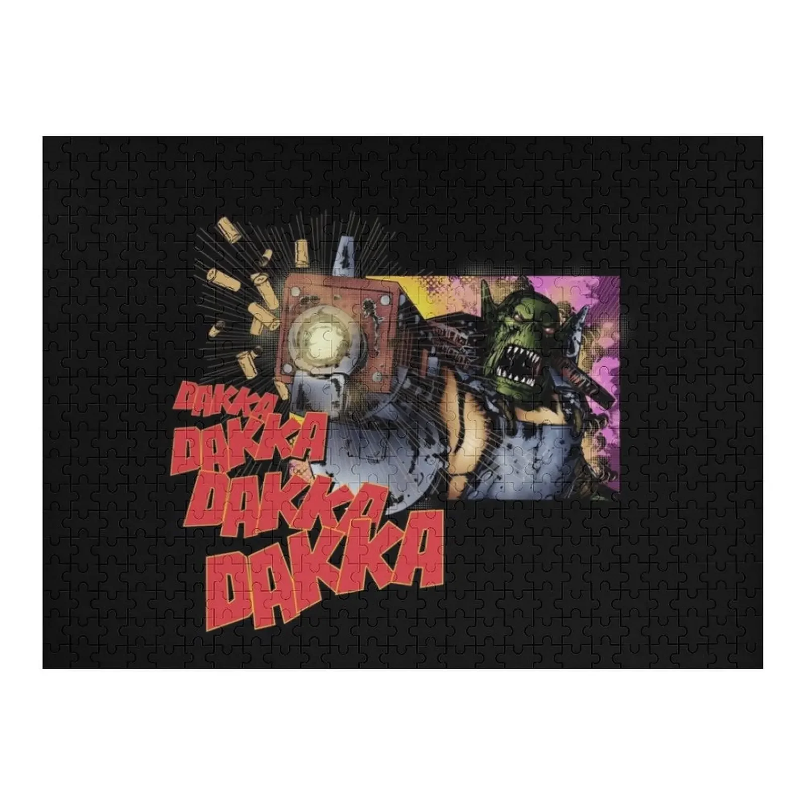 

Dakka Dakka Orc Jigsaw Puzzle Customized Kids Gift Personalized Photo Gift Customizable Child Gift Puzzle