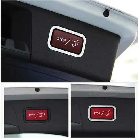 메르세데스 벤츠 E 클래스 GLA GLC GLK CLS ML GL GLE GLS 알루미늄 합금 전기 테일 도어 스위치 장식 스팽글 용 자동차 스타일링