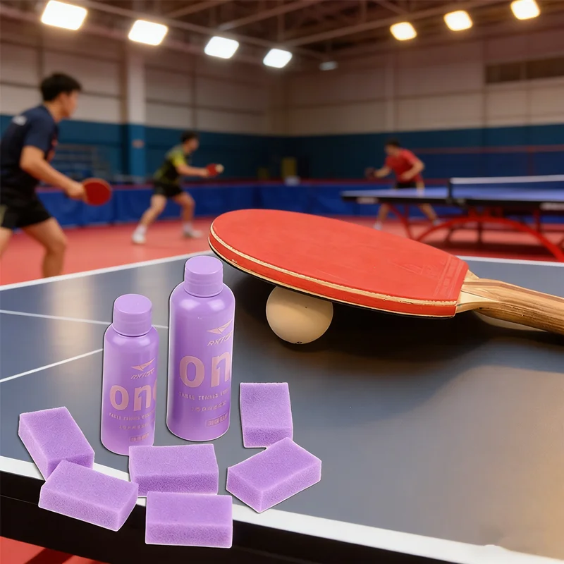 

2026 Inorganic Table Tennis Glue, Ping Pong Rubber Adhesive High Adhesion, Professional Racket Glue 50ml 100ml with Sponge Wipe