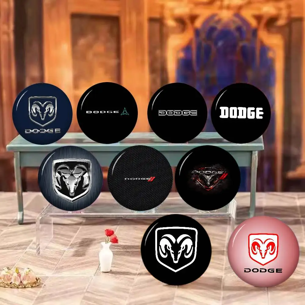 D-Dodge Ram Truck New  Brooches Soft Button Pin Funny Silly Gnarpy on A Skateboard Meme Badge Gamer Collection Gifts