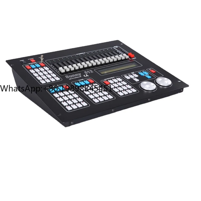 512 Dmx وحدة تحكم في ضوء المرحلة تتحرك رئيس شعاع ديسكو التحكم باهتة Dj ضوء وحدة التحكم للإضاءة