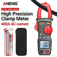 ANENG Smart Clamp Multimeter 600V Voltage 400A AC Current Meter Tester 4000 Counts Car Amp Hz Capacitance NCV Ohm Tools ST181