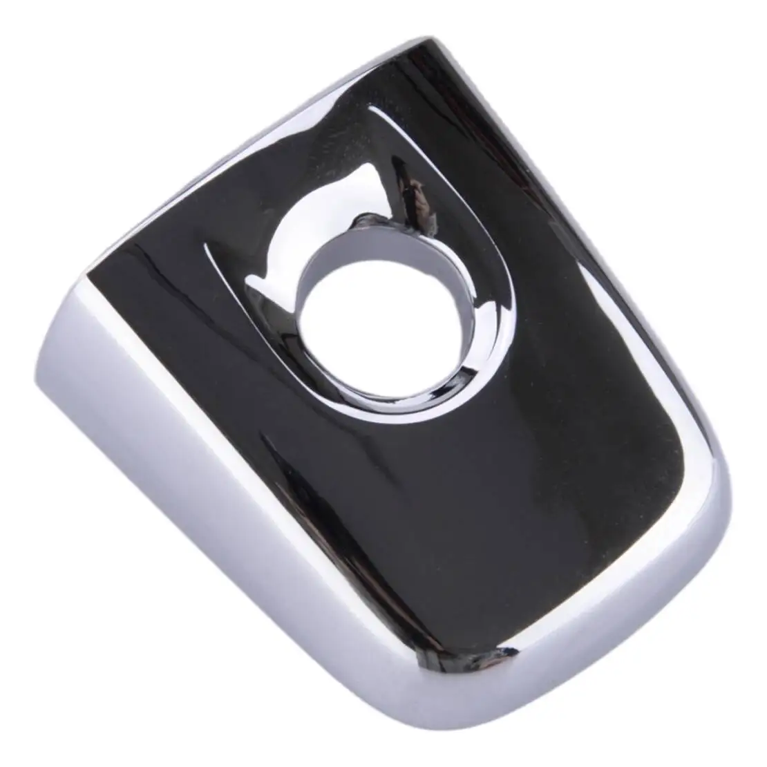 Exterior Door Handle End Cap With Key Hole Silver ABS Fit for Nissan Navara D23 NP300 X-Trail Bluebird 2015 2016 2017 2018 2019