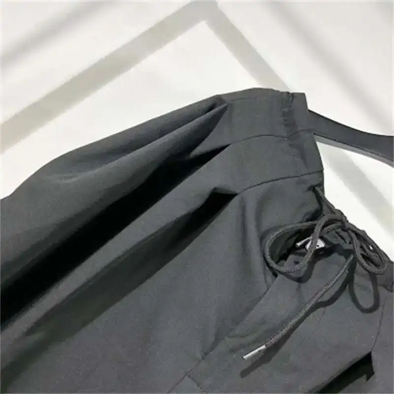 Japanese Loose Lantern Hanging Large Designer Men's Personality Dark Original Straight Tube Pants Fashion