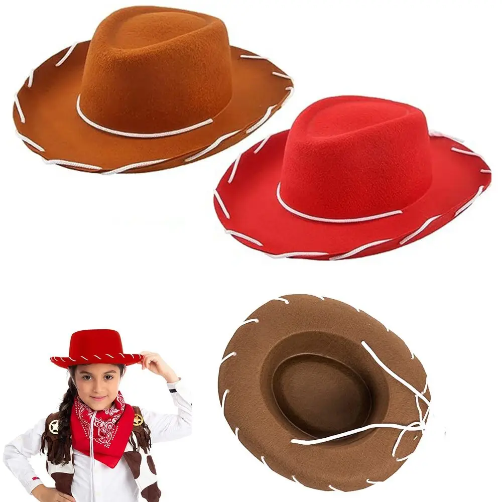 Funny Cowboy Hat Accessory Cowboy Hat Performance Adjustable Cowgirl Cosplay Costume Prop Dress-up Bachelorette Party Hat Women