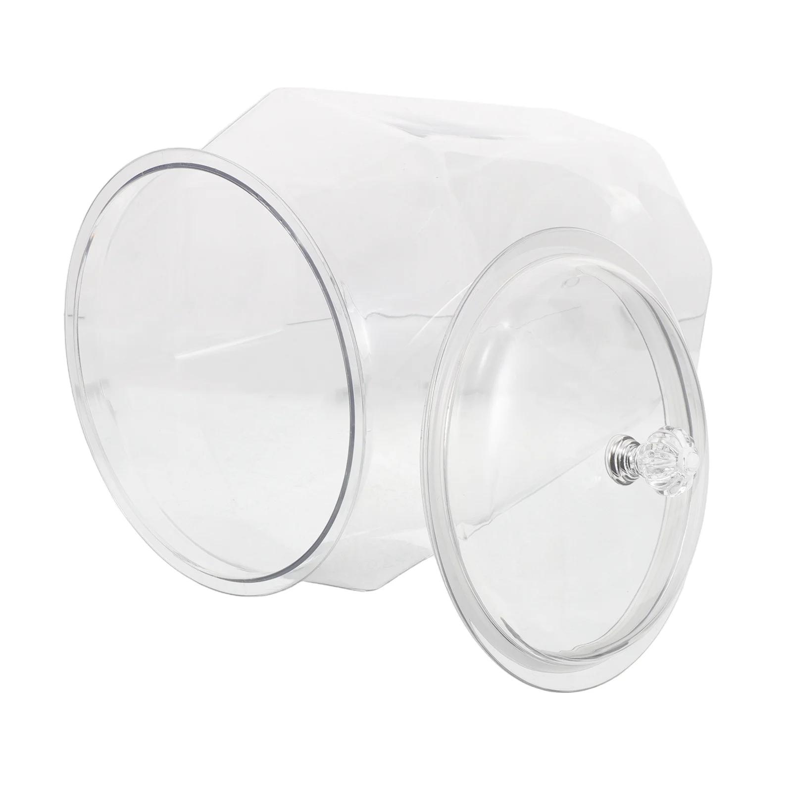 

7L Transparent Airtight Pantry Jar Plastic Storage Container for Kitchen Dry Food Organization - Clear Sealed Jar for Cereal