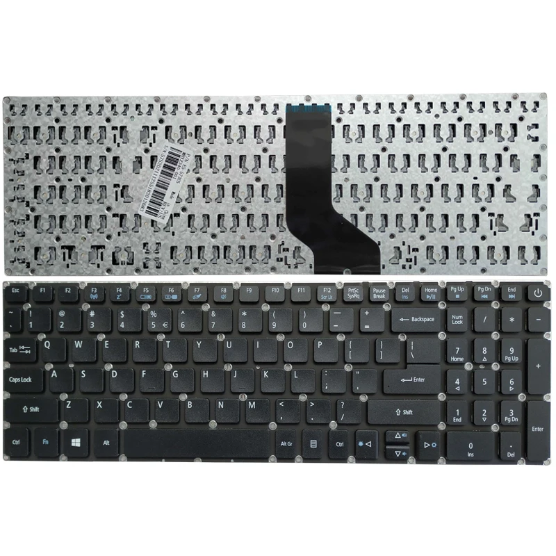 New laotop US keyboard  for Acer Aspire E5-752 E5-752G E5-574G E5-574T E5-574TG E5-722 E5-722G E5-773G V3-575TG English Black