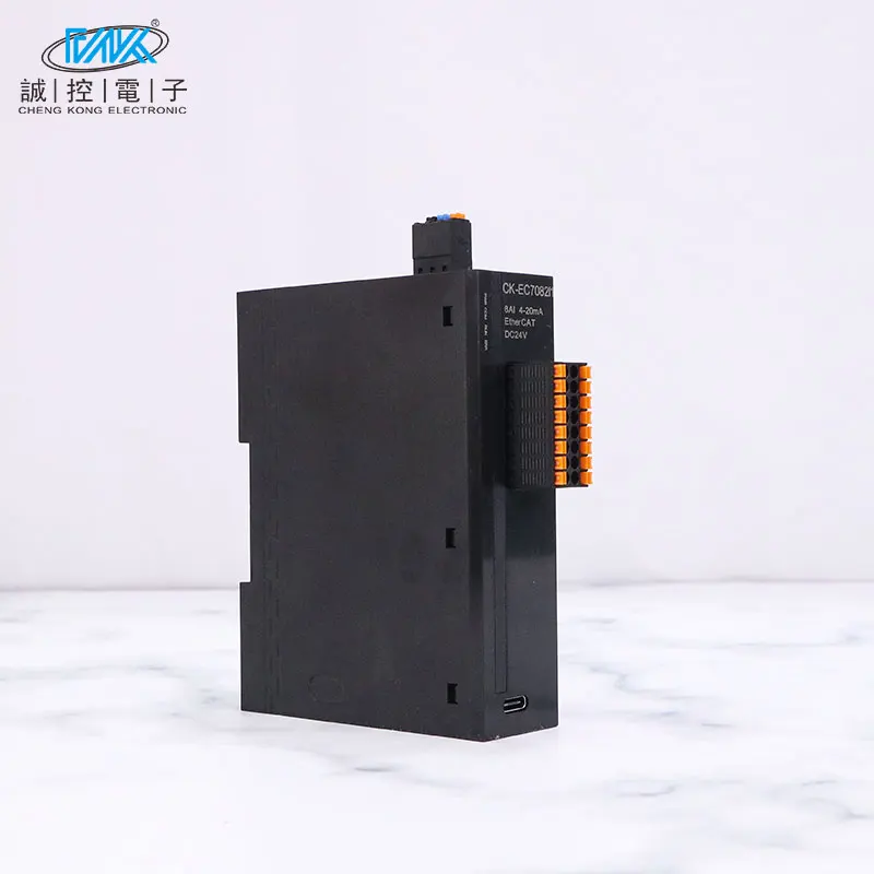CK-EC7082 High Precision 8-Channel EtherCAT Analog Input Module 16-bit Voltage/Current for Automation