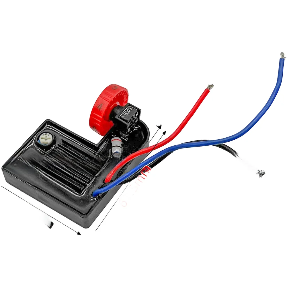 

Переключатель регулировки скорости для полировальных машин мощностью 180 Вт, 6 регулируемых скоростей, точная настройка, компактный размер 6,15 x 5 x 1,2 см.