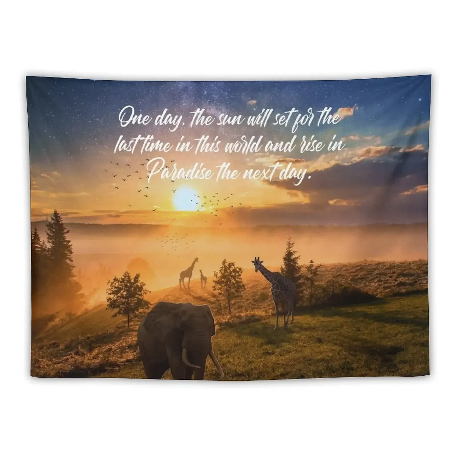 

Sunrise In Paradise Tapestry Decoration For Home Aesthetic Home Decor Tapestry