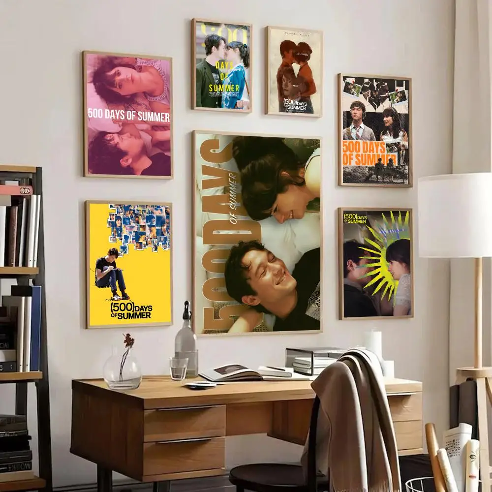 500 Days Of Summer Poster HD Art Sticky Wall Waterproof Home Living Room Bedroom Bar Aesthetic Decoration