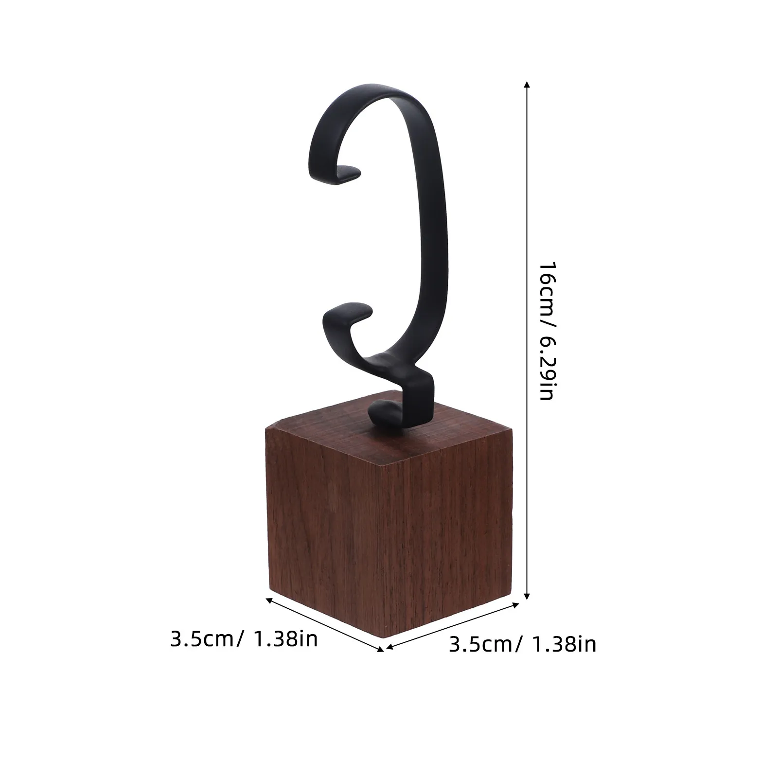 Walnut Wood Watch and Bracelet Display Stand – Lightweight Scratch-Resistant Drop-Proof Jewelry Holder