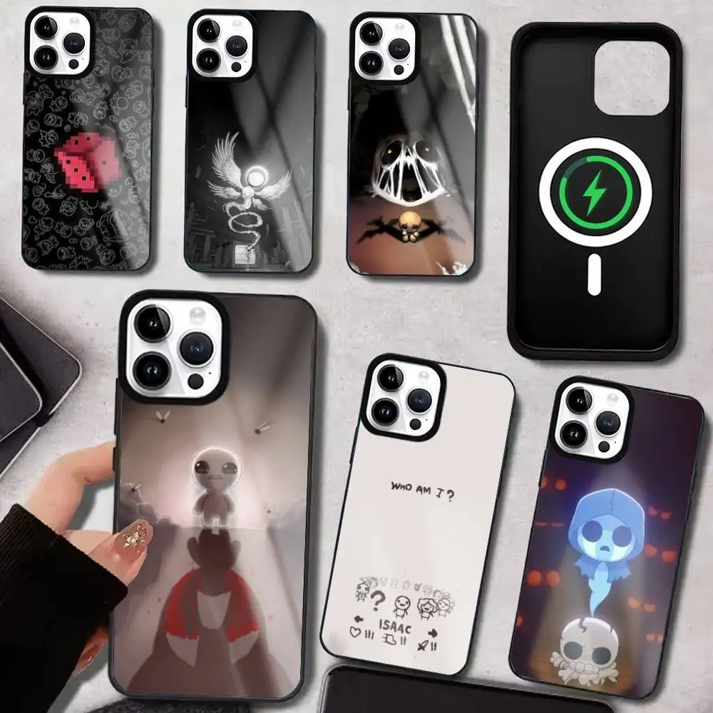 

The B-Binding of I-Isaac Phone Case For iPhone17,16,15,14,13,12,11 Plus,Pro Max For Magsafe Wireless Charging