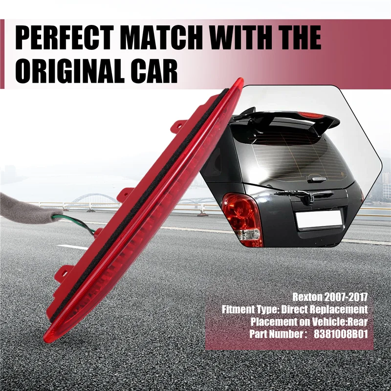 

Car Rear High Mounted Stop Lamp Assy 8381008B01 For Ssangyong Rexton 2007-2017