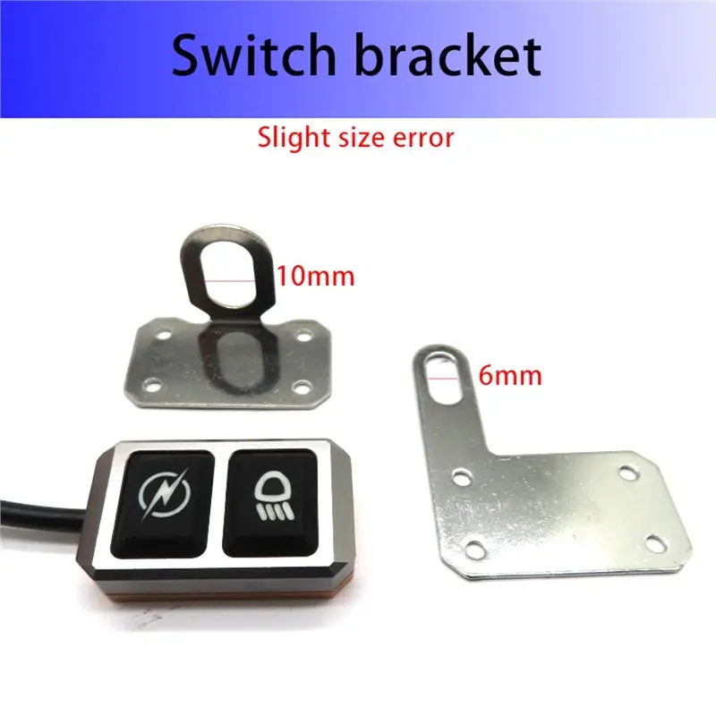 Ac29-Motorcycle Spotlight Cable Switch Control Low High 12V 24V Strobe CNC Wired